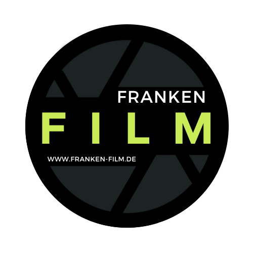 Das Logo von Franken-Film und die Weiterleitung zur Homepage von Frankenfilm