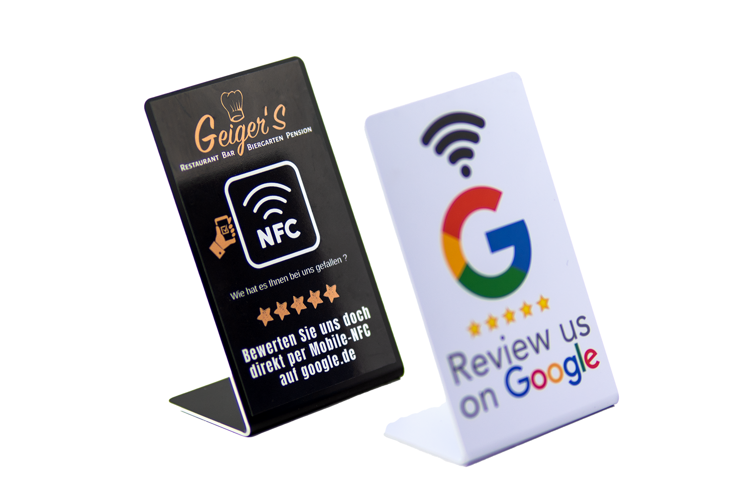 Foto - diverse Schilder für NFC Mobile